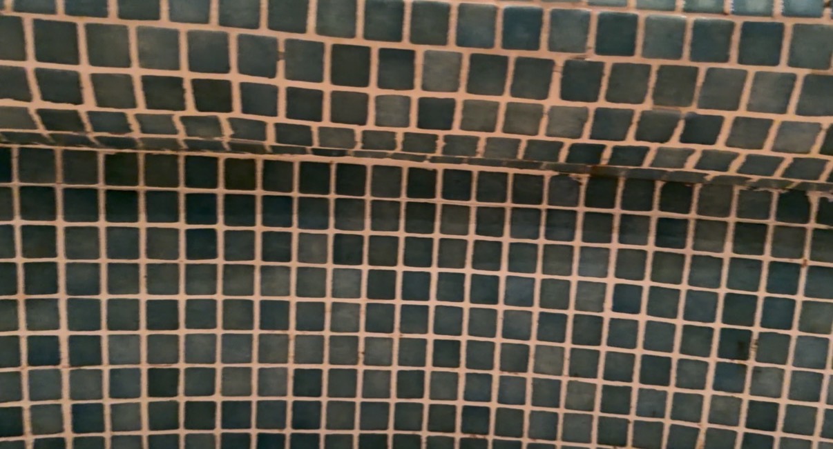 Steam seating area after cleaning